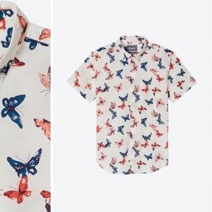 🦋 bonobos long riviera short sleeve button down